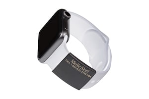 Image of a MedicAlert Apple Watch Accessory.