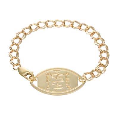 Image for Santa Rosa Medical ID Bracelet 14k Gold