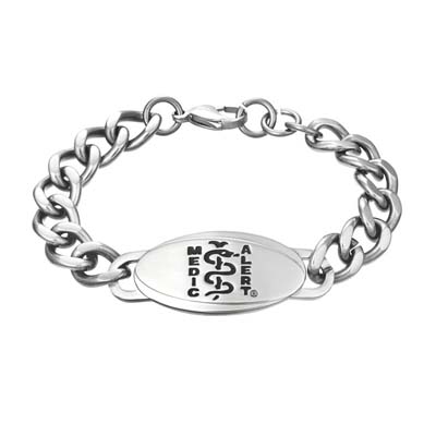 Image for Intrepid Large Medical ID Bracelet